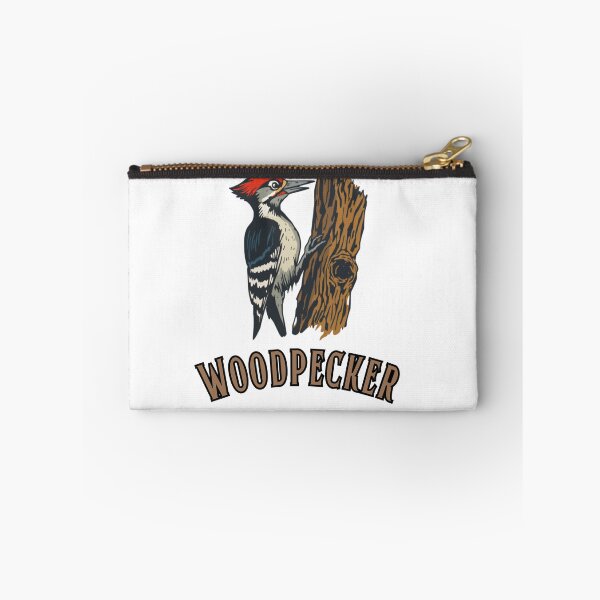 Item preview, Woodpecker Carpentry Emblem Sticker – Minimalist Handyman Tool Badge designed and sold by NKWealthDesign.