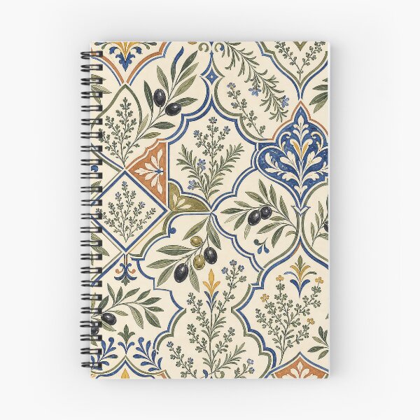 Item preview, Mediterranean Olive Botanical Ceramic Pattern designed and sold by frumixart.