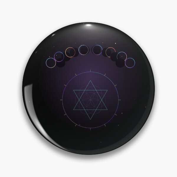 Item preview, Moon Phases Ritual - Mystic Lunar Cycle Mandala designed and sold by AvalonMoss.
