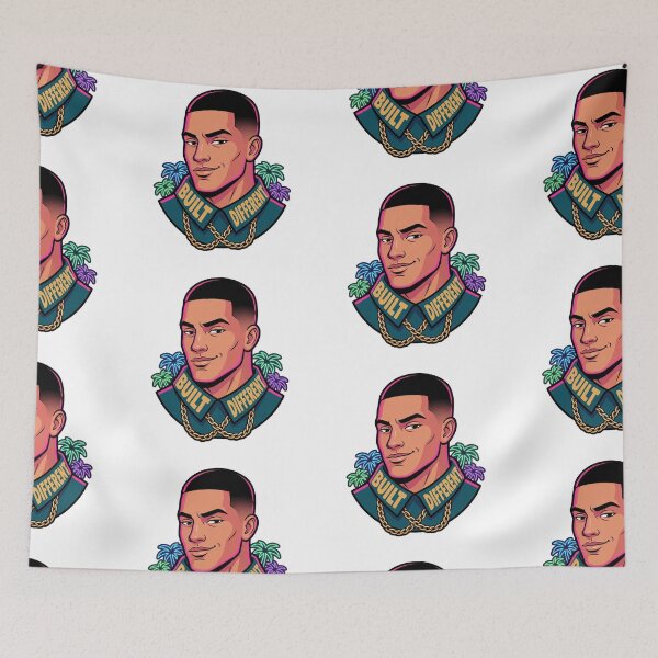 Item preview, Built Different Man Portrait designed and sold by LunaMarkos.
