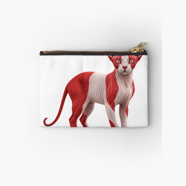 Item preview, Canadian Sphynx Cat Red White Art designed and sold by GraffiCity.