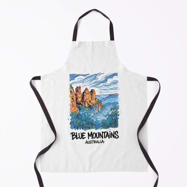 Item preview, Blue Mountains Three Sisters Australia Art designed and sold by Merch by Das Design Studio.