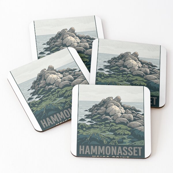 Item preview, Meigs Point Sticker - Hammonasset Beach State Park Connecticut Rocks designed and sold by DetourDgn.