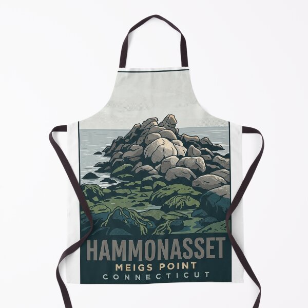 Item preview, Meigs Point Sticker - Hammonasset Beach State Park Connecticut Rocks designed and sold by DetourDgn.