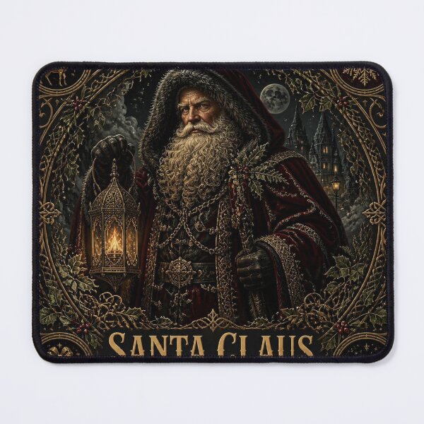 Item preview, Santa Claus Gothic Dark Academia Christmas Art designed and sold by SunnyDesign82.