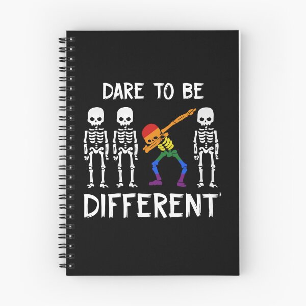 Item preview, Dare To Be Different Dabbing Rainbow Skeleton Halloween designed and sold by Moad Fahim.