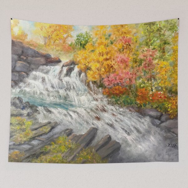 Item preview, Autumn Mountain Cascade designed and sold by KarenZuk.