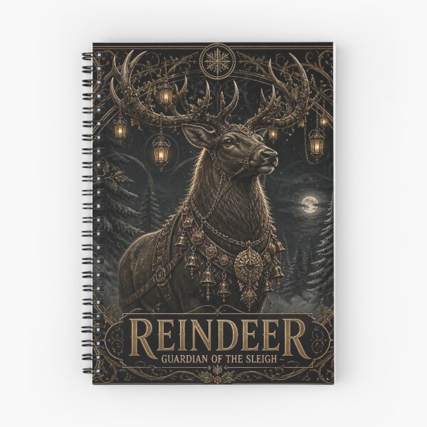 Item preview, Gothic Reindeer Dark Academia Christmas Art designed and sold by SunnyDesign82.