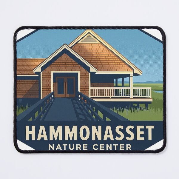 Item preview, Hammonasset Nature Center Sticker - Meigs Point Connecticut Badge designed and sold by DetourDgn.