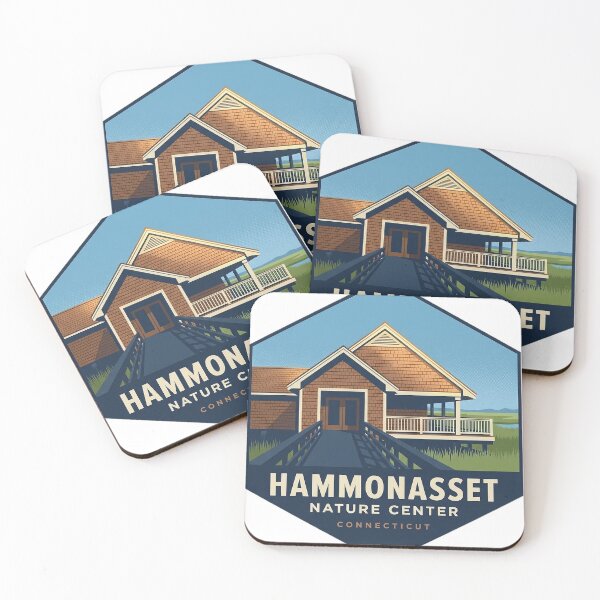 Item preview, Hammonasset Nature Center Sticker - Meigs Point Connecticut Badge designed and sold by DetourDgn.