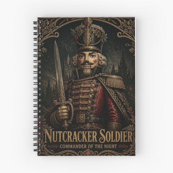 Item preview, Gothic Nutcracker Soldier Dark Academia Christmas Art designed and sold by SunnyDesign82.