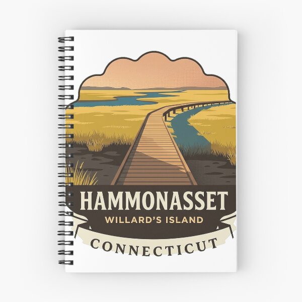 Item preview, Willard's Island Sticker - Hammonasset Beach State Park Boardwalk designed and sold by DetourDgn.