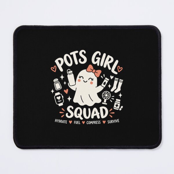 Item preview, POTS Squad Ghost | Cute POTS Dysautonomia Awareness designed and sold by creatingmouseshop.