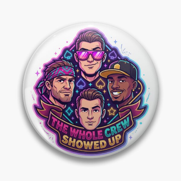 Item preview, Squad Four Face Badge designed and sold by LunaMarkos.