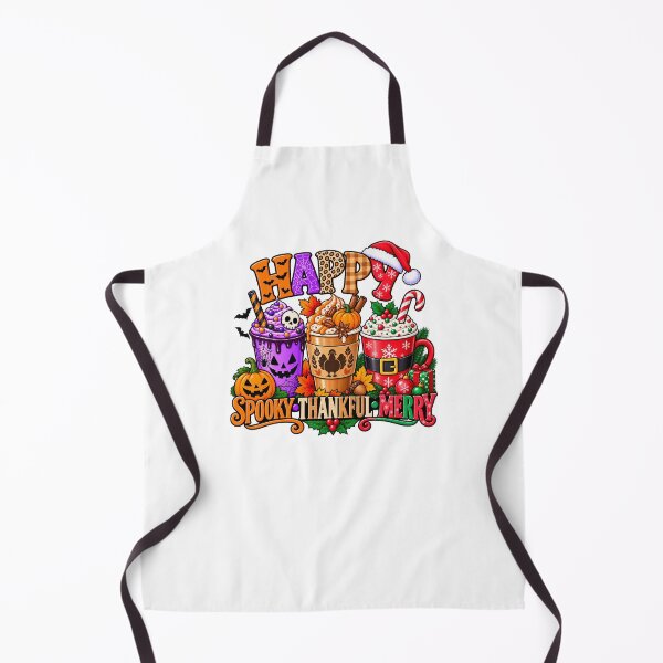 Item preview, Spooky Thankful Merry – Halloween Thanksgiving Christmas Holiday Design designed and sold by scanusha1979.