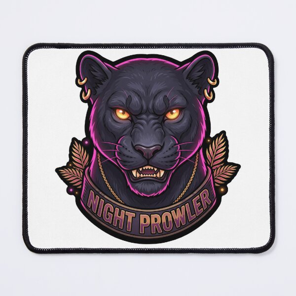 Item preview, Night Prowler Panther Portrait designed and sold by LunaMarkos.