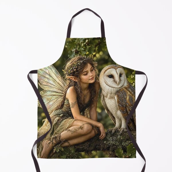 Item preview, Woodland Fairy and Barn Owl designed and sold by Storybook Botanica.