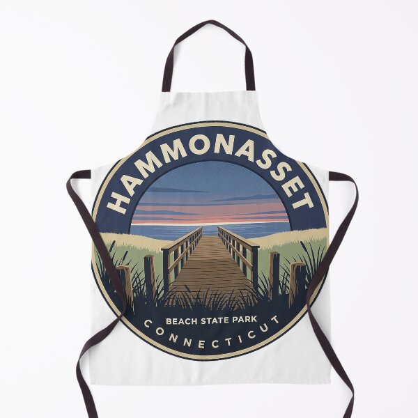 Item preview, Hammonasset Beach State Park Sticker - Dune Boardwalk Connecticut designed and sold by DetourDgn.
