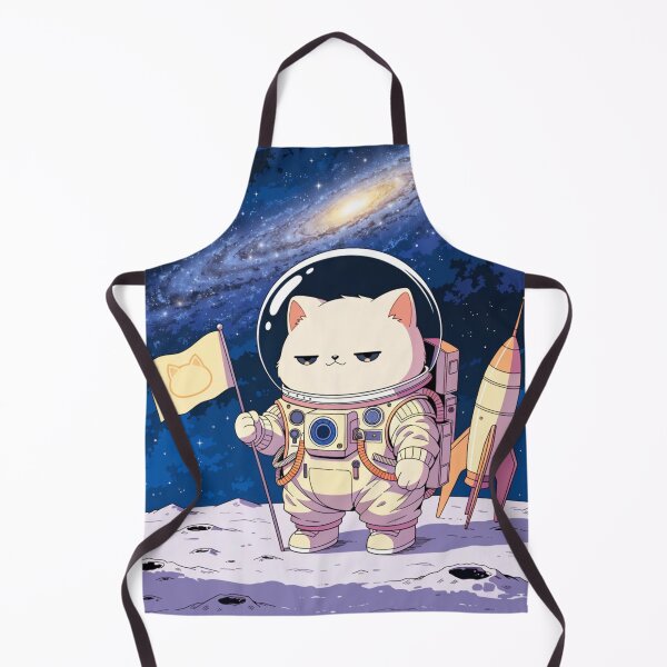 Item preview, Space Cat Astronaut – Cute Cosmic Adventure with Rocket and Galaxy designed and sold by Mousy17.