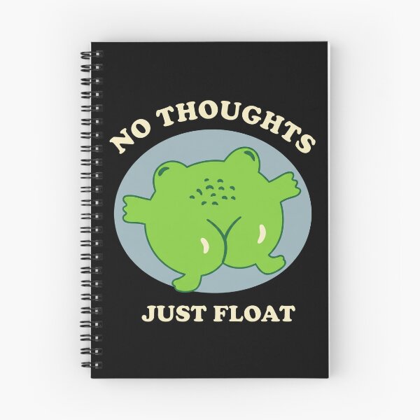 Item preview, No Thoughts Just Float Frog designed and sold by ismaelgeme.