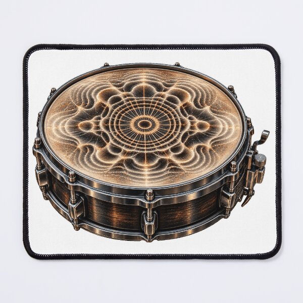 Item preview, Cymatic Snare Drum Sound Wave Art designed and sold by ROVVI.