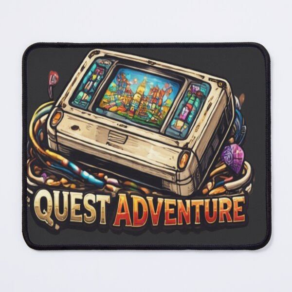 Item preview, Quest Adventure Handheld Retro Console Vintage Gaming designed and sold by FABIOLA1970.
