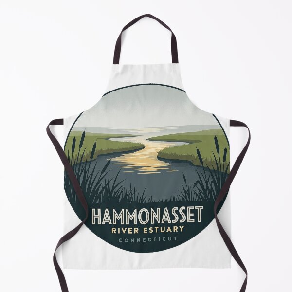 Item preview, Hammonasset River Estuary Sticker - Connecticut State Park Badge designed and sold by DetourDgn.