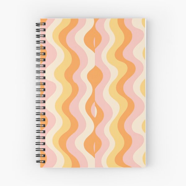 Item preview, Pastel Groovy Wavy Stripes Retro Pattern designed and sold by creativerooney.