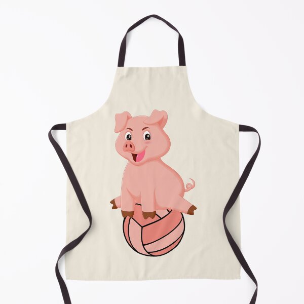 Item preview, Cute Pig Sitting on a Volleyball designed and sold by SimpleUla.