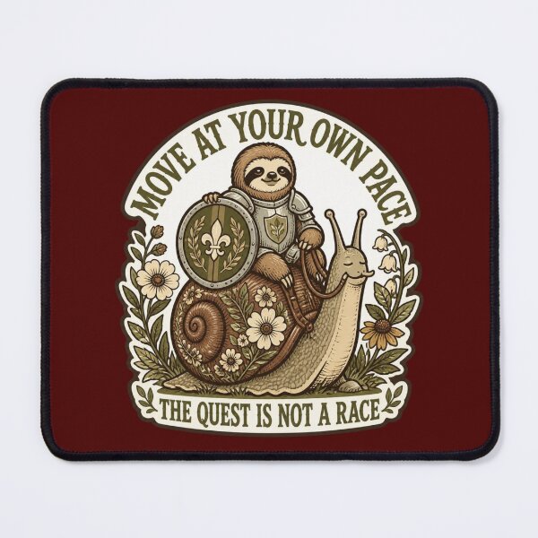 Item preview, Move At Your Own Pace Sloth Knight - Wholesome Cozy Shirt designed and sold by Dice_Goblin_Studio.