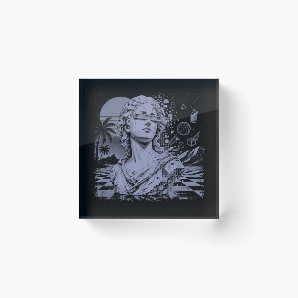 Item preview, Vaporwave Cyber Dream Greek Statue Synthwave Graphic designed and sold by DesignedByMarty.