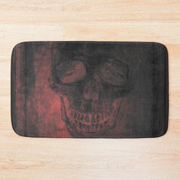 Item preview, Faded Gothic Skull Red Ornate Vignette Portrait designed and sold by Ghoul Enterprises.
