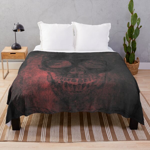 Item preview, Faded Gothic Skull Red Ornate Vignette Portrait designed and sold by Ghoul Enterprises.
