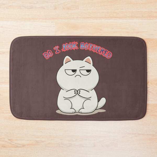 Item preview, Do I Look Bothered? Funny Grumpy Cat – Sarcastic Cat Lover Design designed and sold by Mousy17.