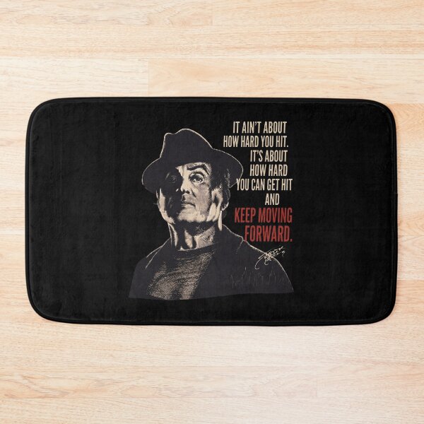 Item preview, Sylvester Stallone It Ain’t About How Hard You Hit It’s About How Hard You Can Get Hit And Keep Moving Forward designed and sold by ismaelgeme.