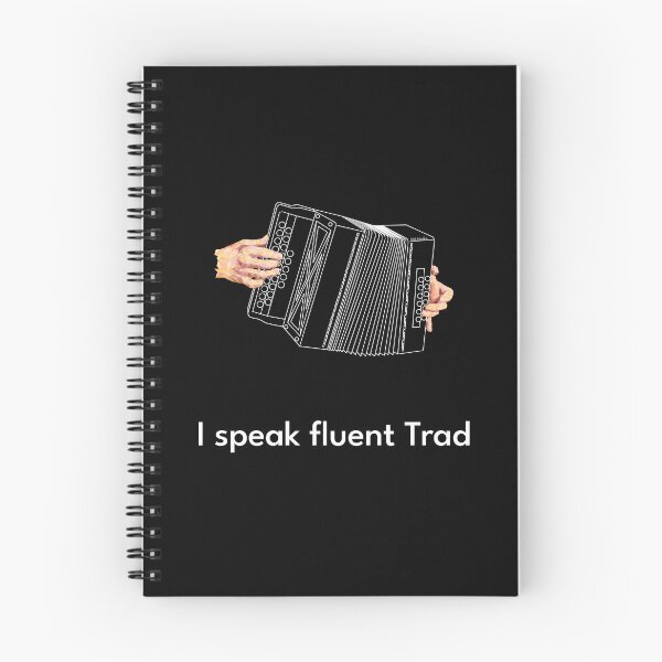 Item preview, I speak fluent Trad Accordion White  designed and sold by TraDArt.