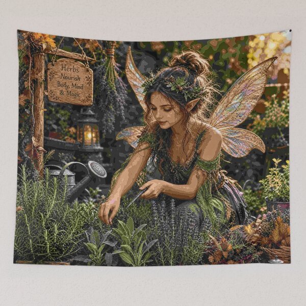 Item preview, Enchanted Fairy Herb Garden Harvest designed and sold by Storybook Botanica.
