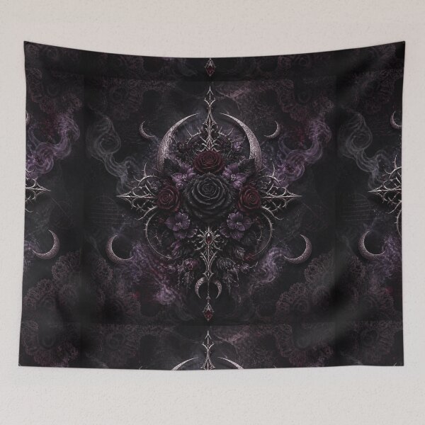 Item preview, Gothic Rose & Silver Occult Emblem designed and sold by Bluejai Shop.
