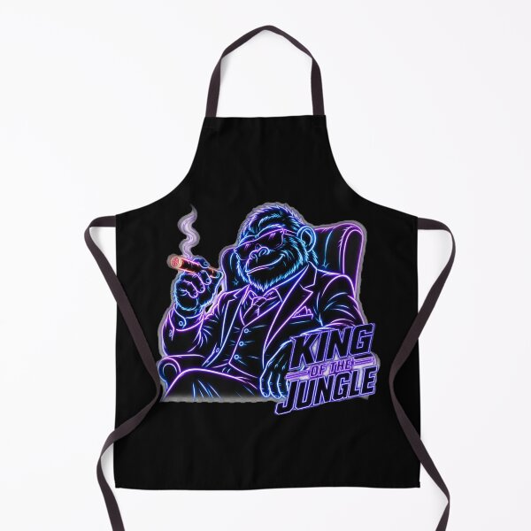 Item preview, King of the Jungle neon-outline– Alpha Gorilla Suit Design designed and sold by CABRA SHOP.