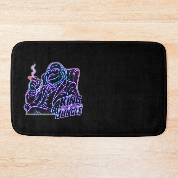 Item preview, King of the Jungle neon-outline– Alpha Gorilla Suit Design designed and sold by Cabrasco.