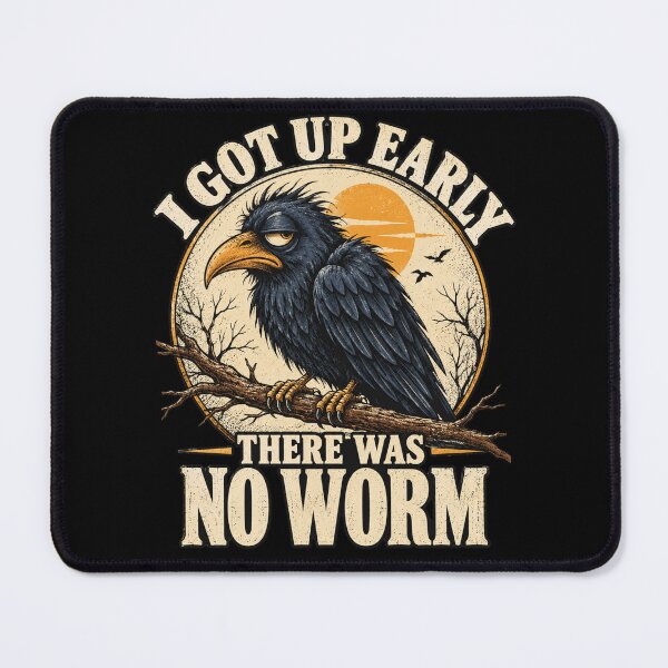 Item preview, raven gothic bird quote vintage spooky forest art designed and sold by ROUX-ART.