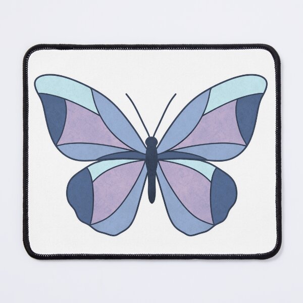 Item preview, Stained Glass Butterfly Shades of Blue designed and sold by SimplyCandy.