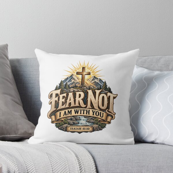 Item preview, Fear Not I Am With You – Isaiah 41:10 Christian Faith designed and sold by FaithArt777.
