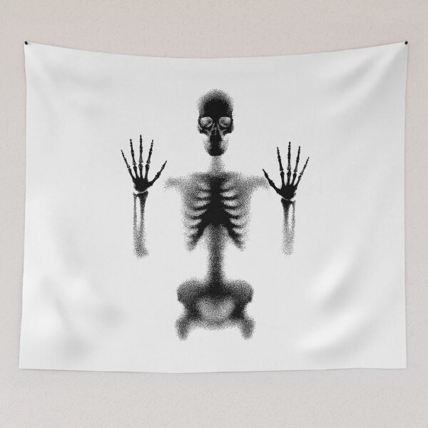 Item preview, Skeleton Ghost Inside Spooky Horror Movie Skull Halloween designed and sold by GrandeDuc.