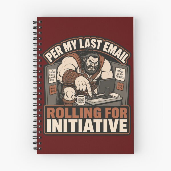 Item preview, Copy of Slaying Dragons And Sending Emails - Funny Knight Office Shirt designed and sold by Dice_Goblin_Studio.