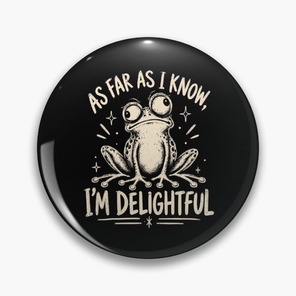 Item preview, frog lover minimalist vintage cartoon quote designed and sold by ROUX-ART.