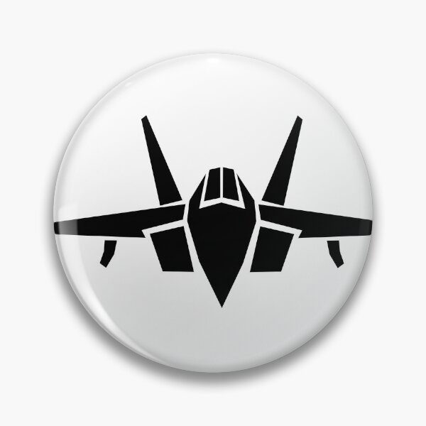 Item preview, Geometric Fighter Jet Front View designed and sold by matybrak.