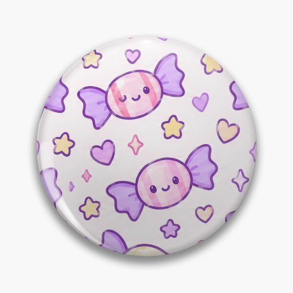 Item preview, Kawaii Bat Candy Pastel Pattern designed and sold by Soft Berry Studio.