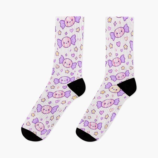 Item preview, Kawaii Bat Candy Pastel Pattern designed and sold by Soft Berry Studio.