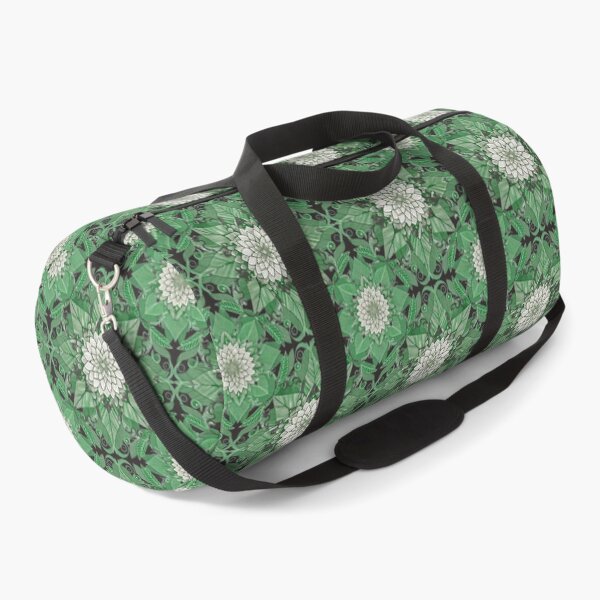 Item preview, Green Lotus Botanical Pattern – Intricate Tropical Floral & Leaf Design designed and sold by Mousy17.